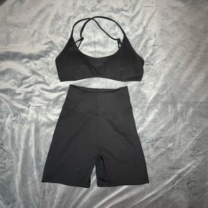 Alphalete Black workout set